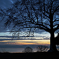 Hudson River Blue Hour in Winter